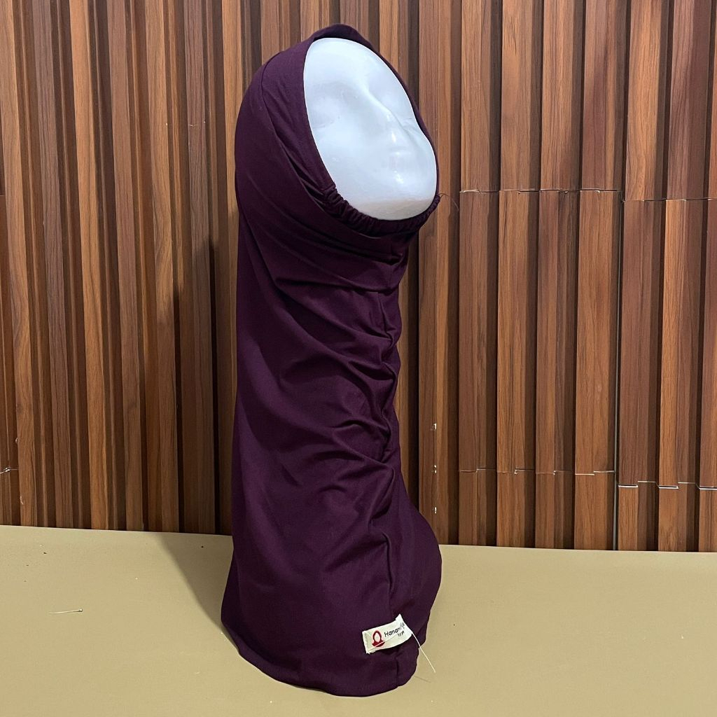 Hanania Hijab - Bergo Instan Padel Size S M L Karet Dagu Softpad Rayon Airflow Cooltech | Bego Kaos Daily Sporty