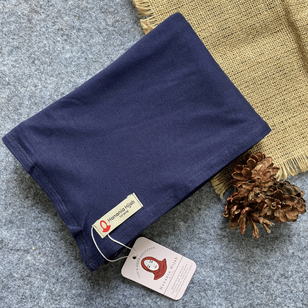 Hanania Hijab - Kiandra Pashmina Kaos Oval Syar'i Rayon Premium | Pashmina Oval Meleyot L Kaos Rayon
