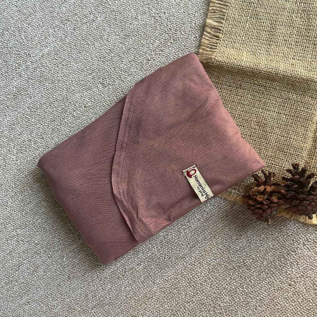 Hanania Hijab - Clara Pashmina Kaos Oval Rayon Premium | Pashmina Oval Meleyot Bahan Cotton Rayon