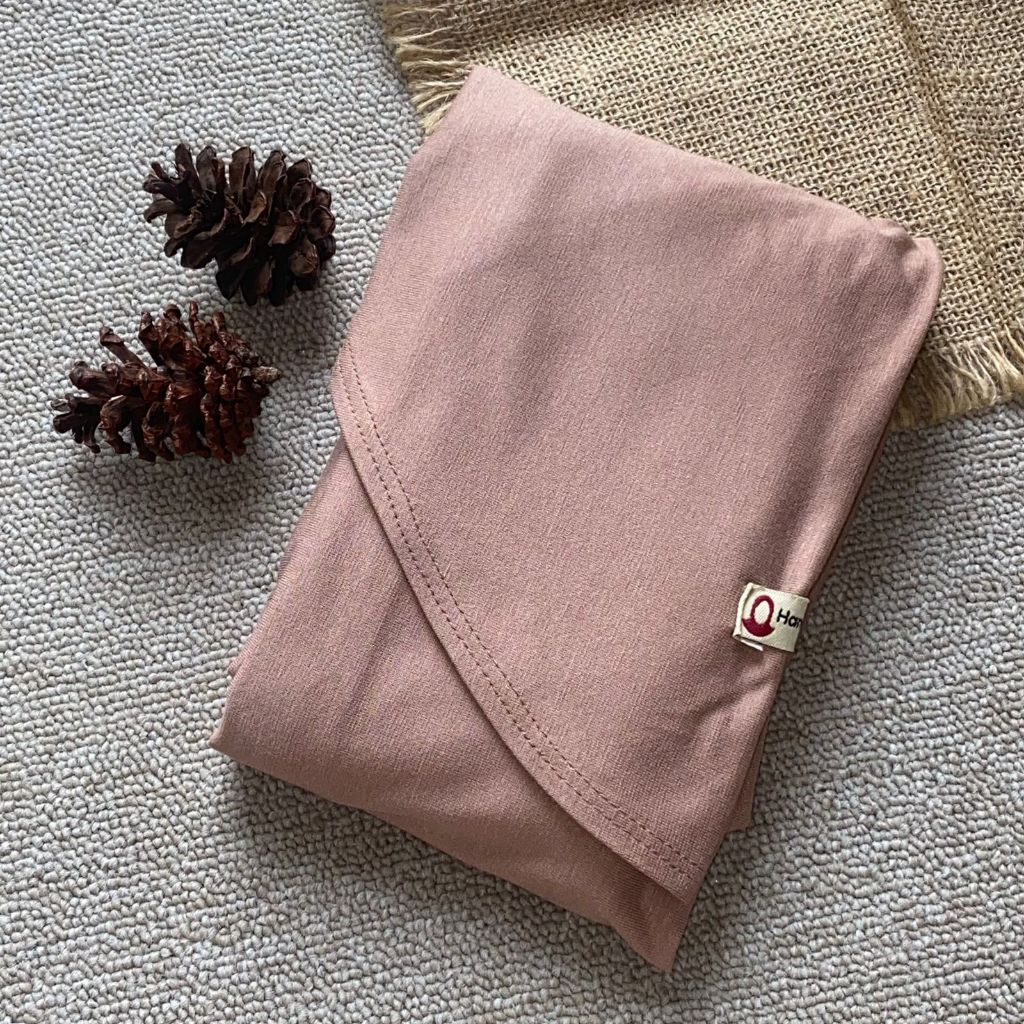 Hanania Hijab - Kiandra Pashmina Kaos Oval Syar'i Rayon Premium | Pashmina Oval Meleyot L Kaos Rayon