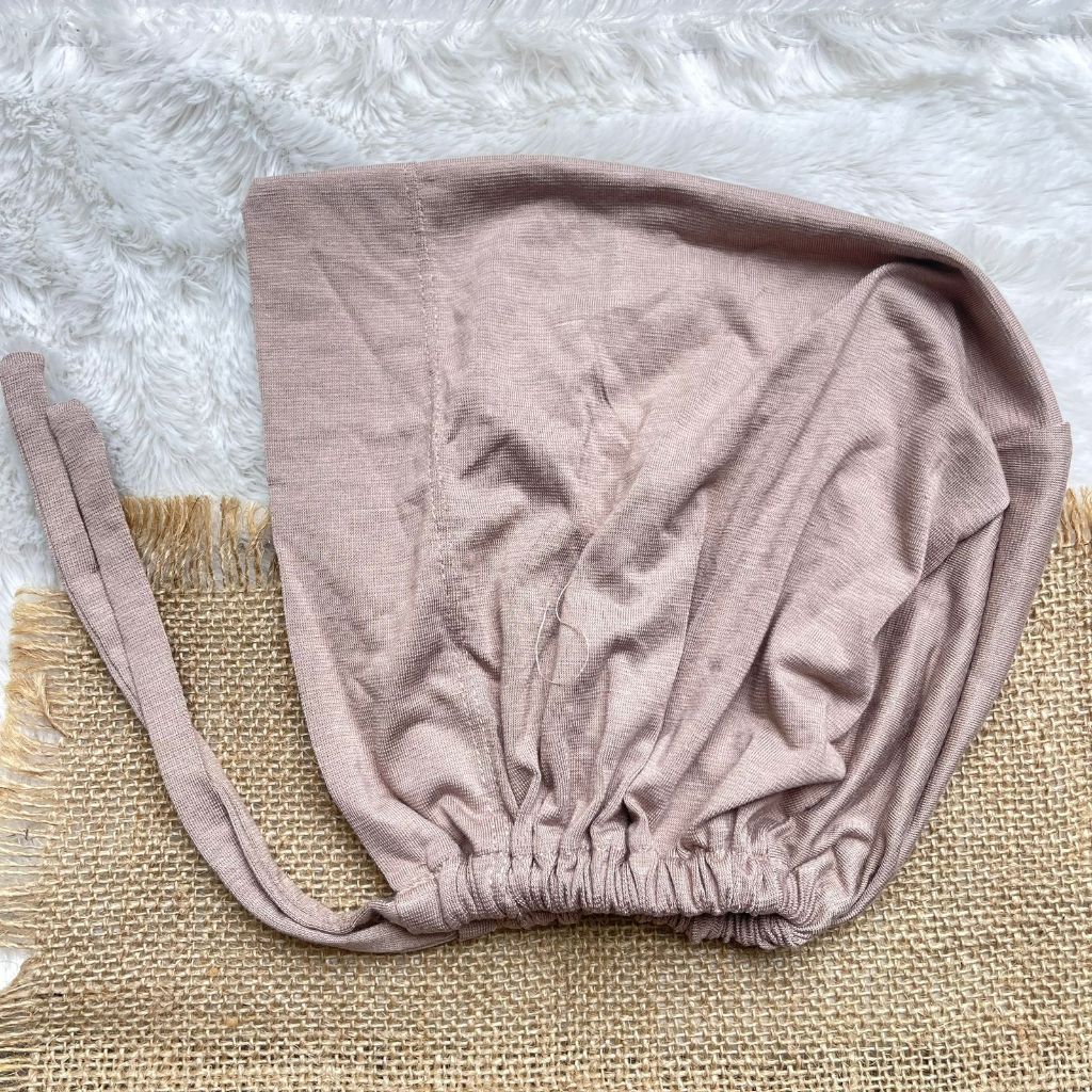 Hanania Hijab - Inner Basic Turki Ciput Tali Kaos Rayon Premium Inner Hijab Ciput Kaos Anti Pusing