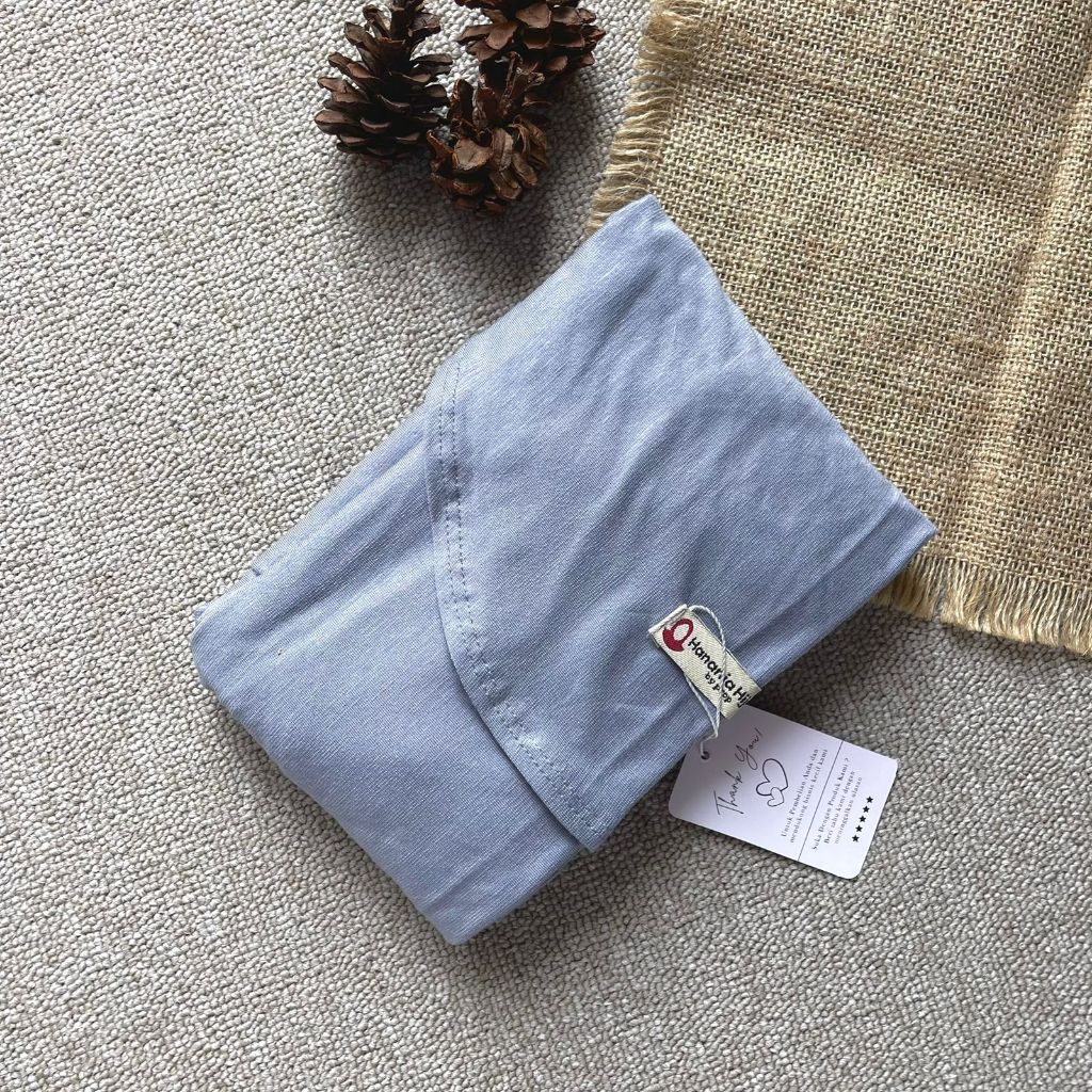 Hanania Hijab - Kiandra Pashmina Kaos Oval Syar'i Rayon Premium | Pashmina Oval Meleyot L Kaos Rayon