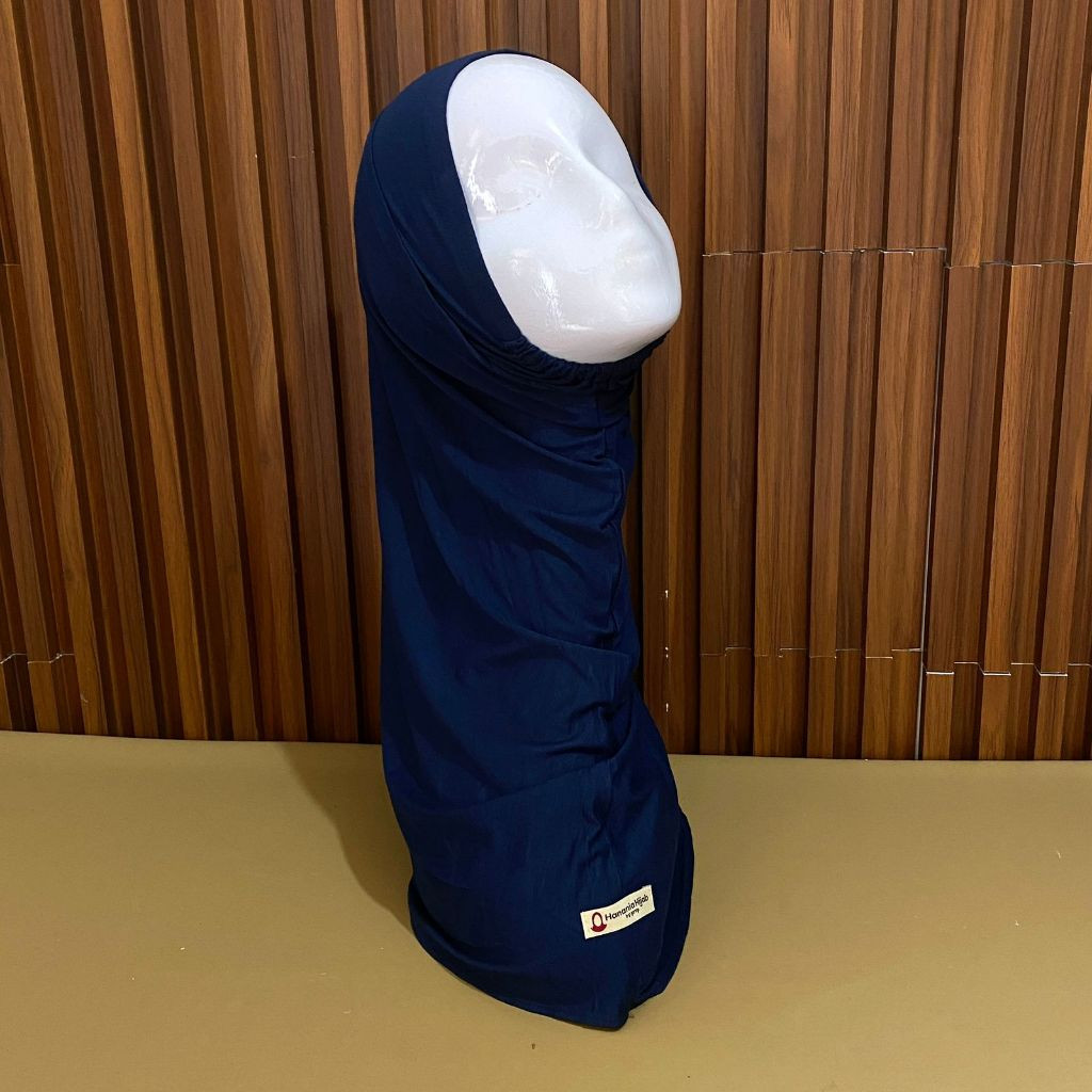 Hanania Hijab - Bergo Instan Padel Size S M L Karet Dagu Softpad Rayon Airflow Cooltech | Bego Kaos Daily Sporty