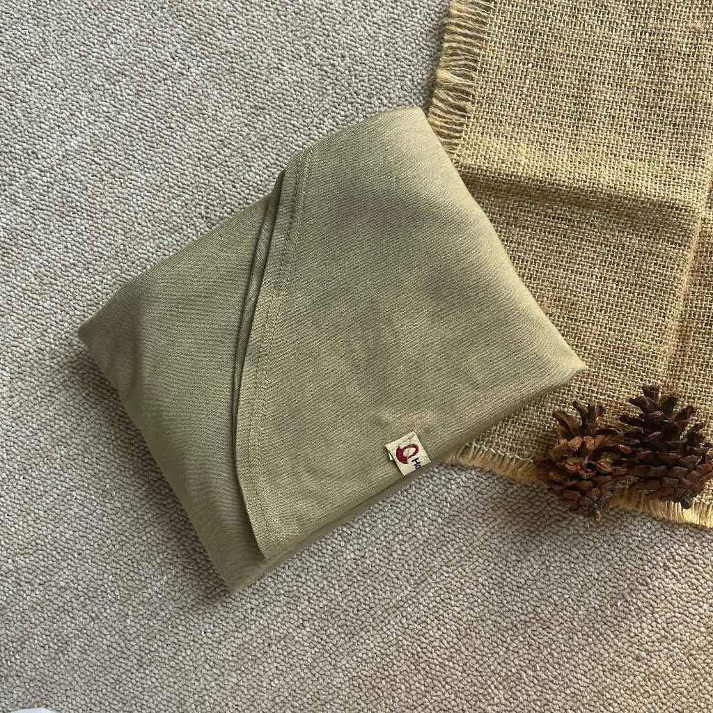Hanania Hijab - Clara Pashmina Kaos Oval Rayon Premium | Pashmina Oval Meleyot Bahan Cotton Rayon