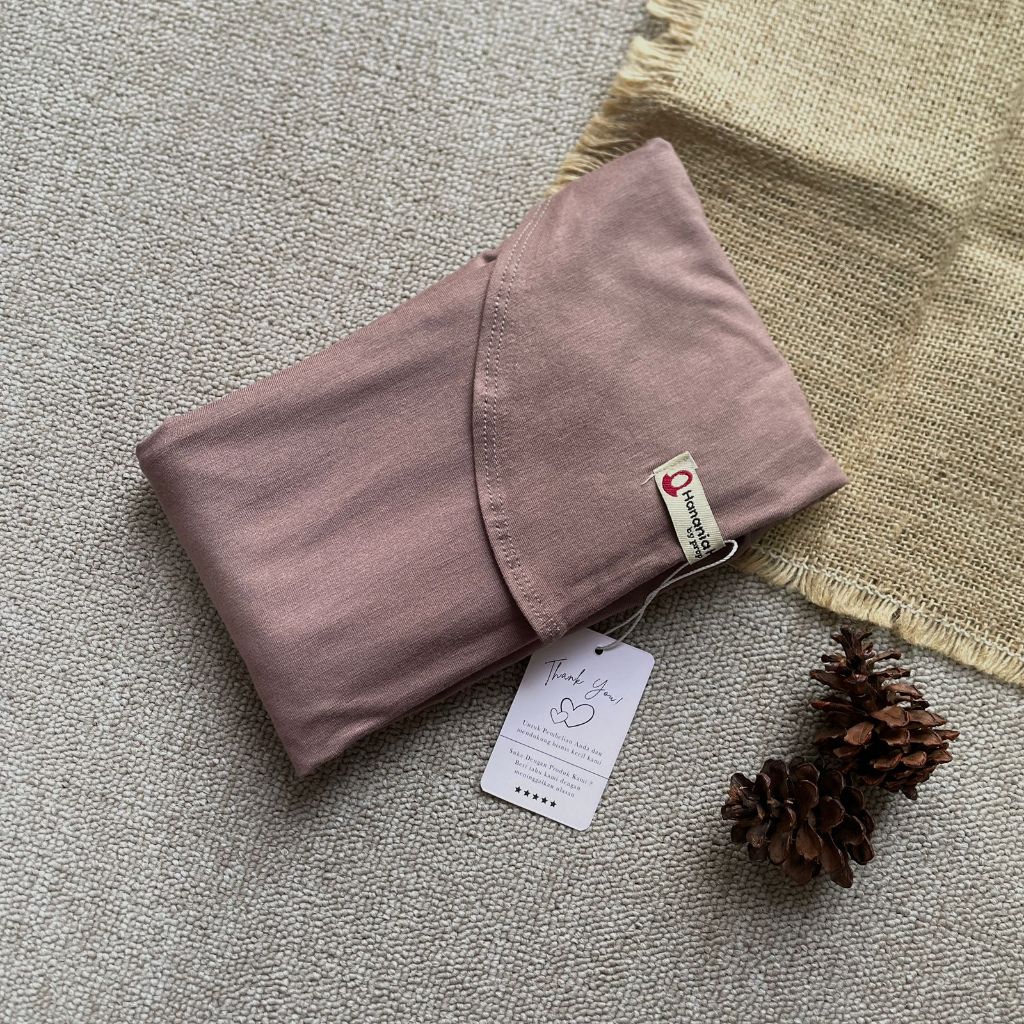 Hanania Hijab - Clara Pashmina Kaos Oval Rayon Premium | Pashmina Oval Meleyot Bahan Cotton Rayon