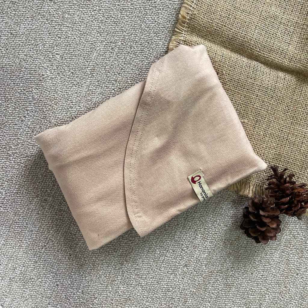 Hanania Hijab - Clara Pashmina Kaos Oval Rayon Premium | Pashmina Oval Meleyot Bahan Cotton Rayon