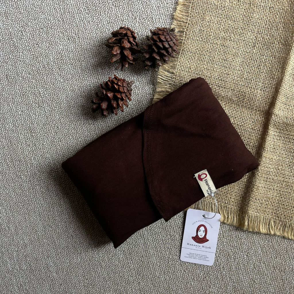 Hanania Hijab - Kiandra Pashmina Kaos Oval Syar'i Rayon Premium | Pashmina Oval Meleyot L Kaos Rayon