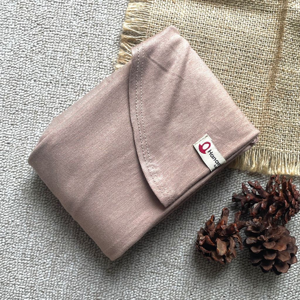 Hanania Hijab - Clara Pashmina Kaos Oval Rayon Premium | Pashmina Oval Meleyot Bahan Cotton Rayon