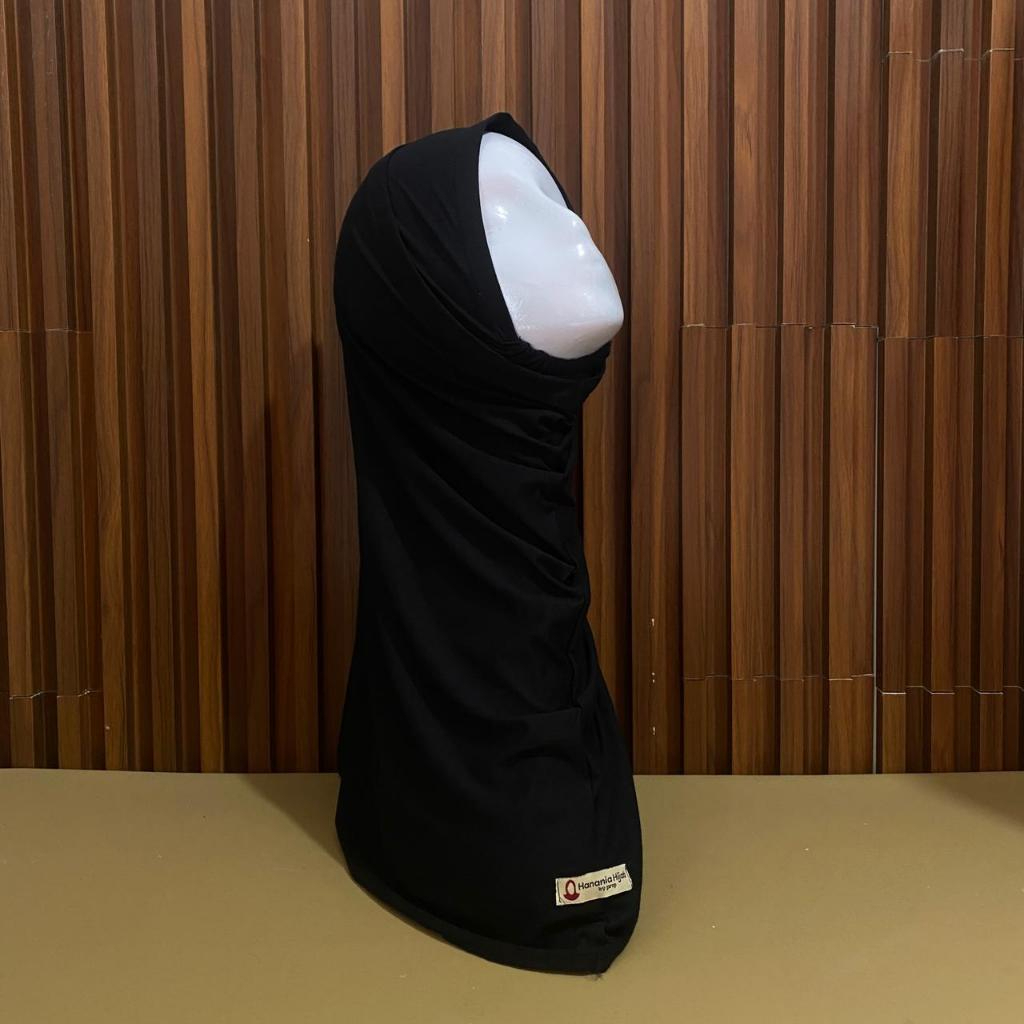 Hanania Hijab - Bergo Instan Padel Size S M L Karet Dagu Softpad Rayon Airflow Cooltech | Bego Kaos Daily Sporty