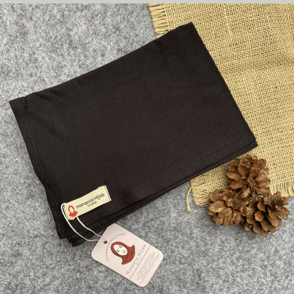 Hanania Hijab - Kiandra Pashmina Kaos Oval Syar'i Rayon Premium | Pashmina Oval Meleyot L Kaos Rayon