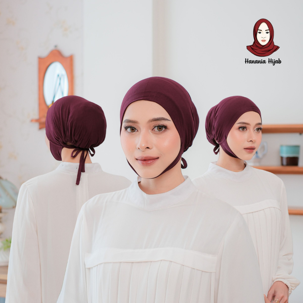 Hanania Hijab - Ciput Dagu Anti Geser Anti Pusing Rayon Airflow  Cooltech | Inner Dagu Anti Slip