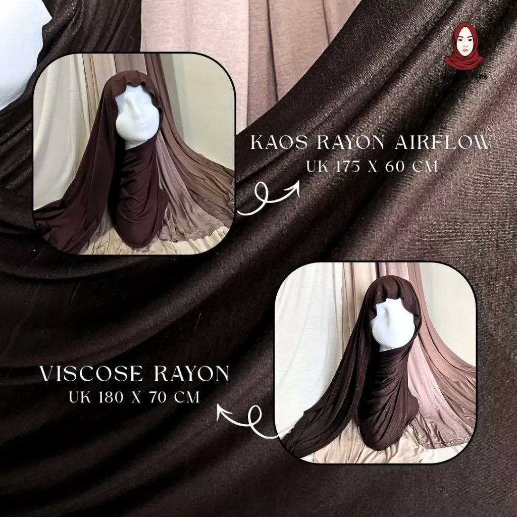 Hanania Hijab - Pamela Pashmina Kaos Rayon (CoolTech) Premium | Pashmina Viscose Rayon Arabian Shawl