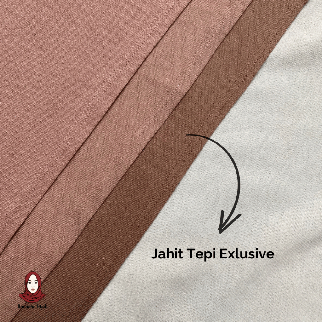 Hanania Hijab - Clara Pashmina Kaos Oval Rayon Premium | Pashmina Oval Meleyot Bahan Cotton Rayon