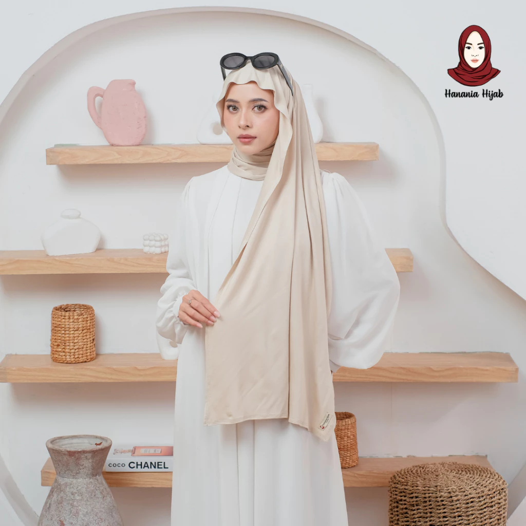 Hanania Hijab - Pamela Pashmina Kaos Rayon (CoolTech) Premium | Pashmina Viscose Rayon Arabian Shawl
