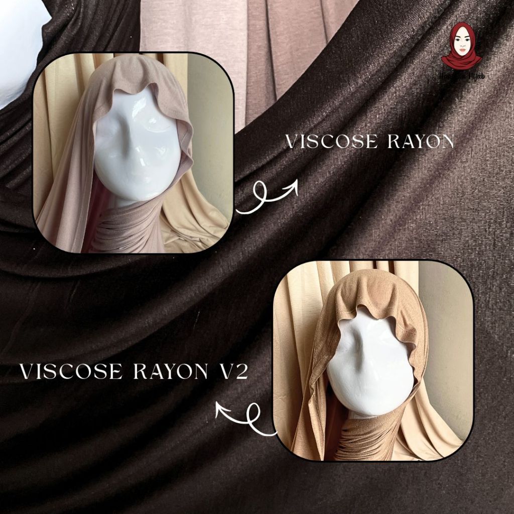 Hanania Hijab - Savia Shawl Pashmina Viscose Rayon Ringan Flowly Stretch