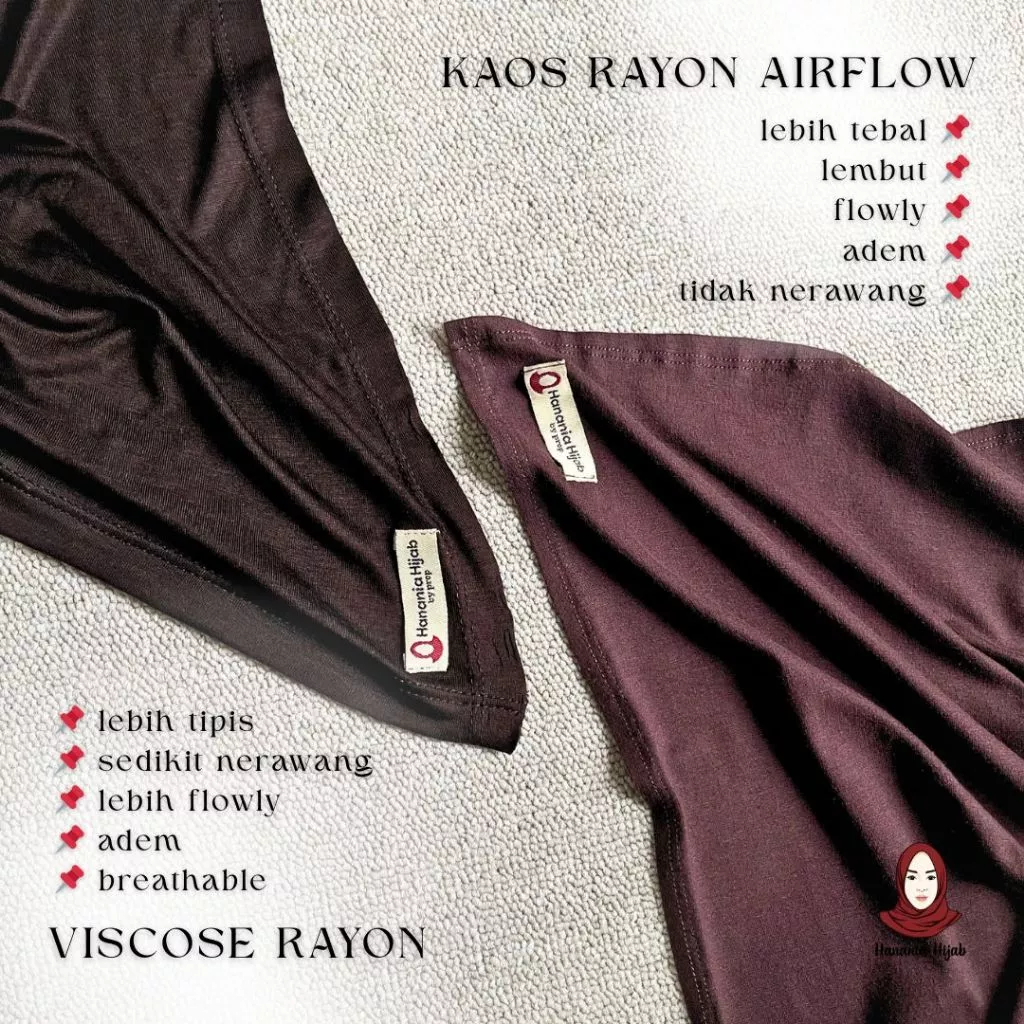 Hanania Hijab - Pamela Pashmina Kaos Rayon (CoolTech) Premium | Pashmina Viscose Rayon Arabian Shawl