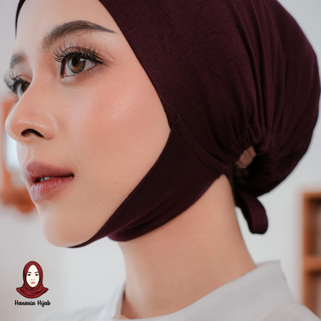 Hanania Hijab - Ciput Dagu Anti Geser Anti Pusing Rayon Airflow  Cooltech | Inner Dagu Anti Slip